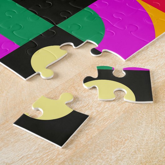 Abstracte Moderne Tuin Legpuzzel (Zijkant)