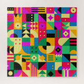 Abstracte Moderne Tuin Legpuzzel (Horizontaal)