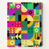 Abstracte moderne tuin notitieboek (Achterkant)