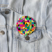 Abstracte Moderne Tuin Ronde Button 7,6 Cm (In situ)