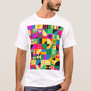 Abstracte Moderne Tuin T-shirt