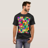 Abstracte Moderne Tuin T-shirt (Voorkant volledig)