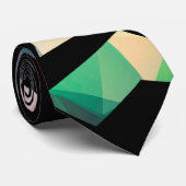 Abstracte moderne, veelhoekige, geometrische dar stropdas (Opgerold)
