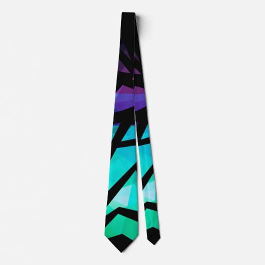 Abstracte moderne, veelhoekige, geometrische dar stropdas (Voorkant)
