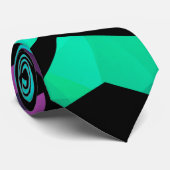 Abstracte moderne, veelhoekige, geometrische dar stropdas (Opgerold)