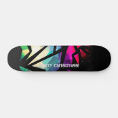 Abstracte moderne veelhoekige geometrische graffit persoonlijk skateboard (Horizontaal)