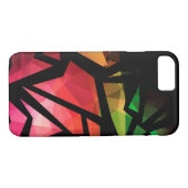 Abstracte moderne veelhoekige graffiti geometrisch Case-Mate iPhone case (Achterkant (Horizontaal))