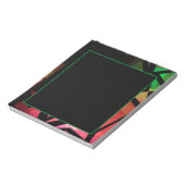 Abstracte moderne veelhoekige graffiti geometrisch notitieblok (Linkerzijde)