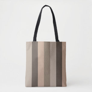 Abstracte moderne verticale lijnen strepenpatroon tote bag