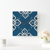 Abstracte moderne vierkante klok (Huis)