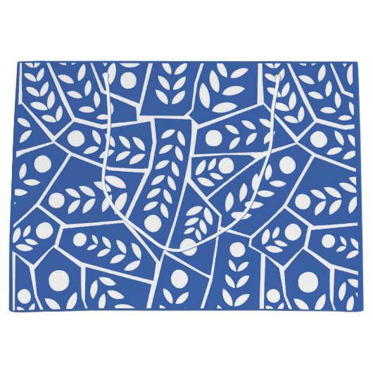 Abstracte moderne vormen Gift Bag Groot Cadeauzakje (Voorkant)