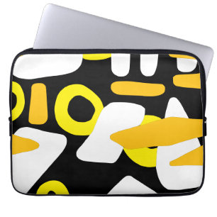 Abstracte moderne vormen laptop sleeve