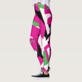 Abstracte moderne vormen leggings (Links)