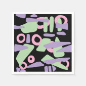 Abstracte moderne vormen servet (Voorkant)