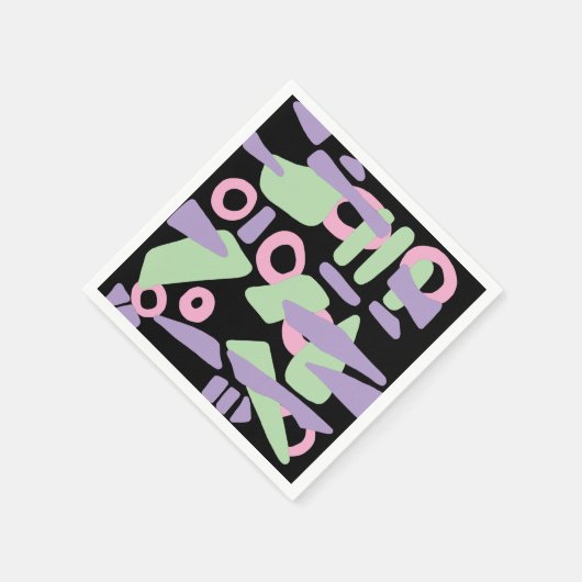 Abstracte moderne vormen servet (Hoek)