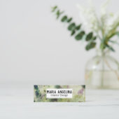 Abstracte moderne Waterverf van levende levende ol Mini Visitekaartje (Staand voorkant)