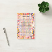 Abstracte Moderne Wilde Bloem Florale Botanische T Post-it® Notes (Kantoor)