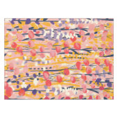 Abstracte Moderne Wilde Bloem Florale Botanische T Tafelkleed (Voorkant (Horizontaal))