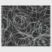 Abstracte moderne willekeurige Stippen Cadeaupapier (Vlak)