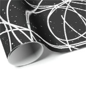 Abstracte moderne willekeurige Stippen Cadeaupapier (Rol Hoek)