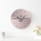 Abstracte, moderne, zachte, vloeibare pasta grote klok (Huis)