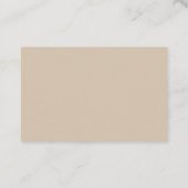 Abstracte, moderne, zachte, vloeibare pasta visitekaartje (Achterkant)