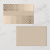 Abstracte, moderne, zachte, vloeibare pasta visitekaartje (Voorkant / Achterkant)