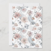 Abstracte moderne zomertuin kaart (Achterkant)