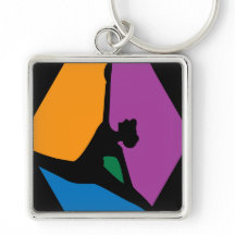 Abstracte moderne zwarte danser