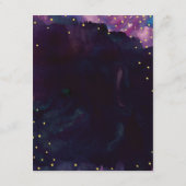 Abstracte moderne zwarte Waterverf Informatiekaartje (Achterkant)