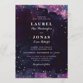 Abstracte moderne zwarte Waterverf Kaart