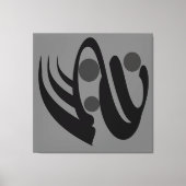 abstracte modernistische meetkundige kunst canvas afdruk (Voorkant)