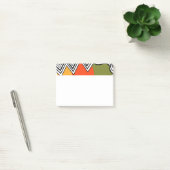 Abstracte modernistische stijl uit het midden van  post-it® notes (Kantoor)