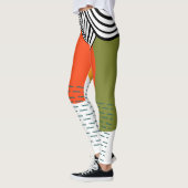 Abstracte modernistische stijl van het midden van  leggings (Links)