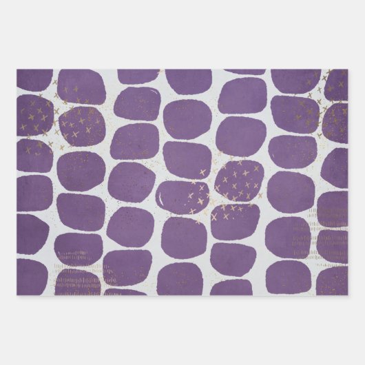 Abstracte Modish Pattern Holiday Inpakpapier Vel (Voorkant 3)