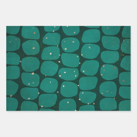 Abstracte Modish Pattern Holiday Inpakpapier Vel (Voorkant)