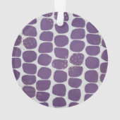 Abstracte Modish Pattern Photo Ornament (achterkant)