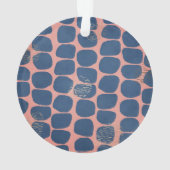 Abstracte Modish Pattern Photo Ornament (achterkant)