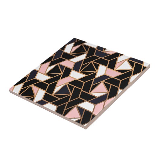 Abstracte Moisac Tegeltje (Zijkant)