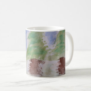 Abstracte Mok Fir Trees