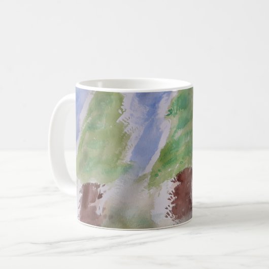 Abstracte Mok Fir Trees (Voorkant links)