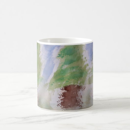 Abstracte Mok Fir Trees (Center)