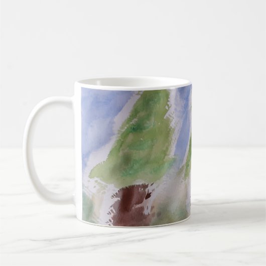 Abstracte Mok Fir Trees (Links)