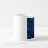 Abstracte Mok gitaar, blauw (Center)