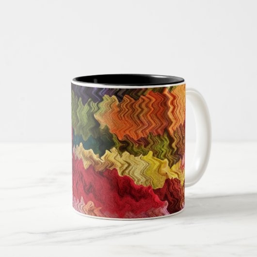 Abstracte Mok kleurrijke verbinding (Voorkant rechts)