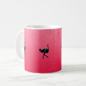 Abstracte Mok Ostrich (Voorkant links)
