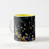 abstracte Mok van het galaxy Two-Tone Coffee-patro (Voorkant links)
