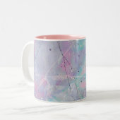 abstracte Mok van het galaxy Two-Tone Coffee-patro (Voorkant links)