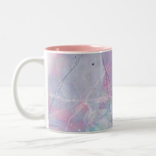 abstracte Mok van het galaxy Two-Tone Coffee-patro (Links)