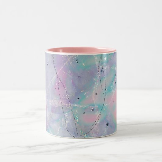 abstracte Mok van het galaxy Two-Tone Coffee-patro (Center)